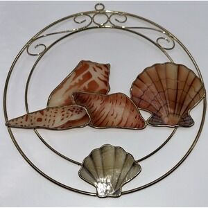 Vintage Sun Catcher Beach Themed Nautical Tropical Cottage‎ Core Sea Shells